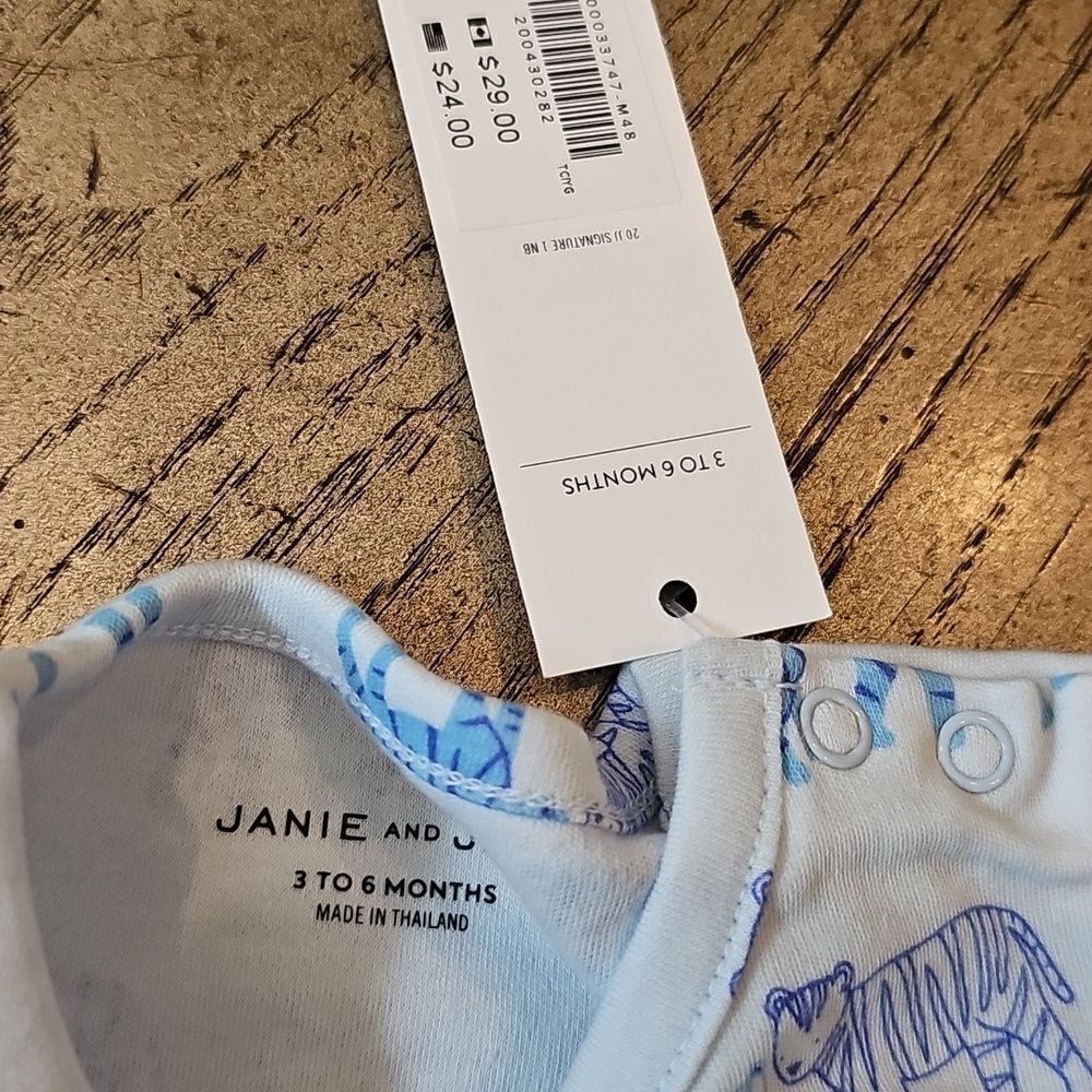 3-6 month Janie And Jack Onsie NWT - Picture 2 of 5